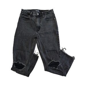 Abercrombie & Fitch Ultra High Rise Mom Jean Distressed Stretch Size 8s 29